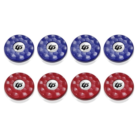Set de 8 fichas para shuffleboard TORPSPORTS de 58 mm en azul y rojo