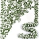 thumbnail image 1 of 4pcs artificial rosa vid falsa flor guirlanda falsa seda rosa colgando vid para boda partido fondo arco jardín fondo decoración (blanco), 1 of 3