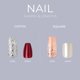 thumbnail image 3 of Gel Gel Fantasy «Ribbons» de Press On Nails, rosa, con forma de cuclilla corta, 3 of 7