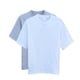 thumbnail image 1 of Camiseta de Mujer de Manga Corta, Camiseta Ajustada de Cuello Redondo, casual y Moderna, top de Mujer de Algodón de color Puro, Blanco Claro, 1 of 7