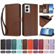 thumbnail image 4 of Funda Cartera Trébol para Motorola Moto G Power 2024 5G con Ranuras Tarjetas y Carga Inalámbrica Marrón, 4 of 6
