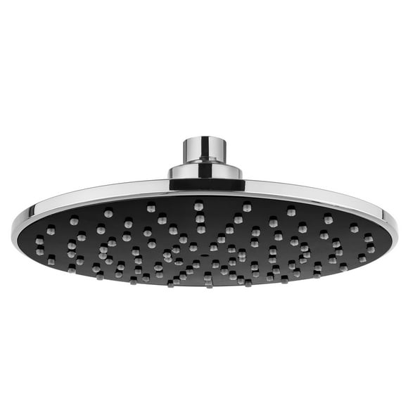 Plato Ducha Circular de 20 cm Negro
