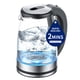 thumbnail image 1 of Hervidor eléctrico kemzez de vidrio borosilicato 2 L 1500 W, 1 of 7