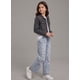 thumbnail image 3 of Chaqueta Jeans Con Brillo Ni a Mezclilla Strass Corta, 3 of 3