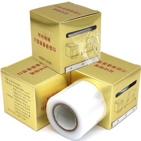 Film Protector para Tatuajes Wittocs 4,2 cm x 200 m 3 Rollos