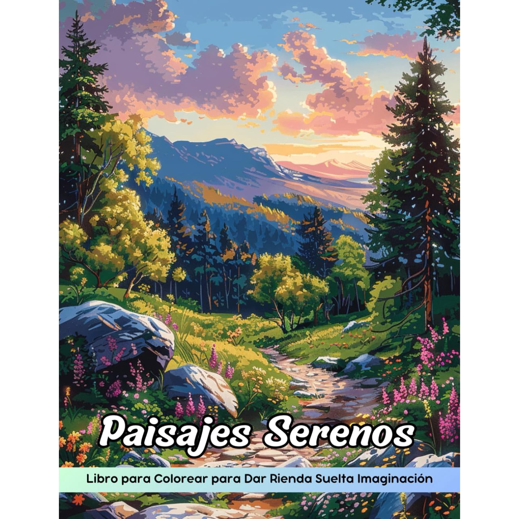 Libro Para Colorear Majosta: Paisajes Serenos, Edición En Español