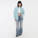 thumbnail image 4 of Blusa Mujer Camisera Rayas Verde Corona, 4 of 5