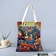 thumbnail image 2 of Justice League Bolso de tela con estampado de lienzo para mujer, bolsa de compras reutilizable y estética, con cremallera interior, regalo para mujer,38*45cm., 2 of 6