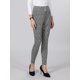 thumbnail image 4 of INSPIRE CHIC Pantalones Ajustados de Cuadros para Mujer Cintura Alta Pata de Gallo Trabajo Casual Leggings M Negro Gris, 4 of 5