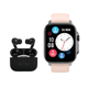 thumbnail image 1 of Pack Smartwatch Connect S03 Pink + Audífono RM7 Black Lhotse, 1 of 7
