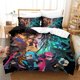 thumbnail image 1 of New Splatoon 3 Bedding Set Bed Set Aldult Kid Bedroom Duvetcover Sets bed sheet set, 1 of 5