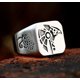 thumbnail image 2 of Anillo Egipcio Anubis Horus Hombre Mujer Moda, 2 of 3