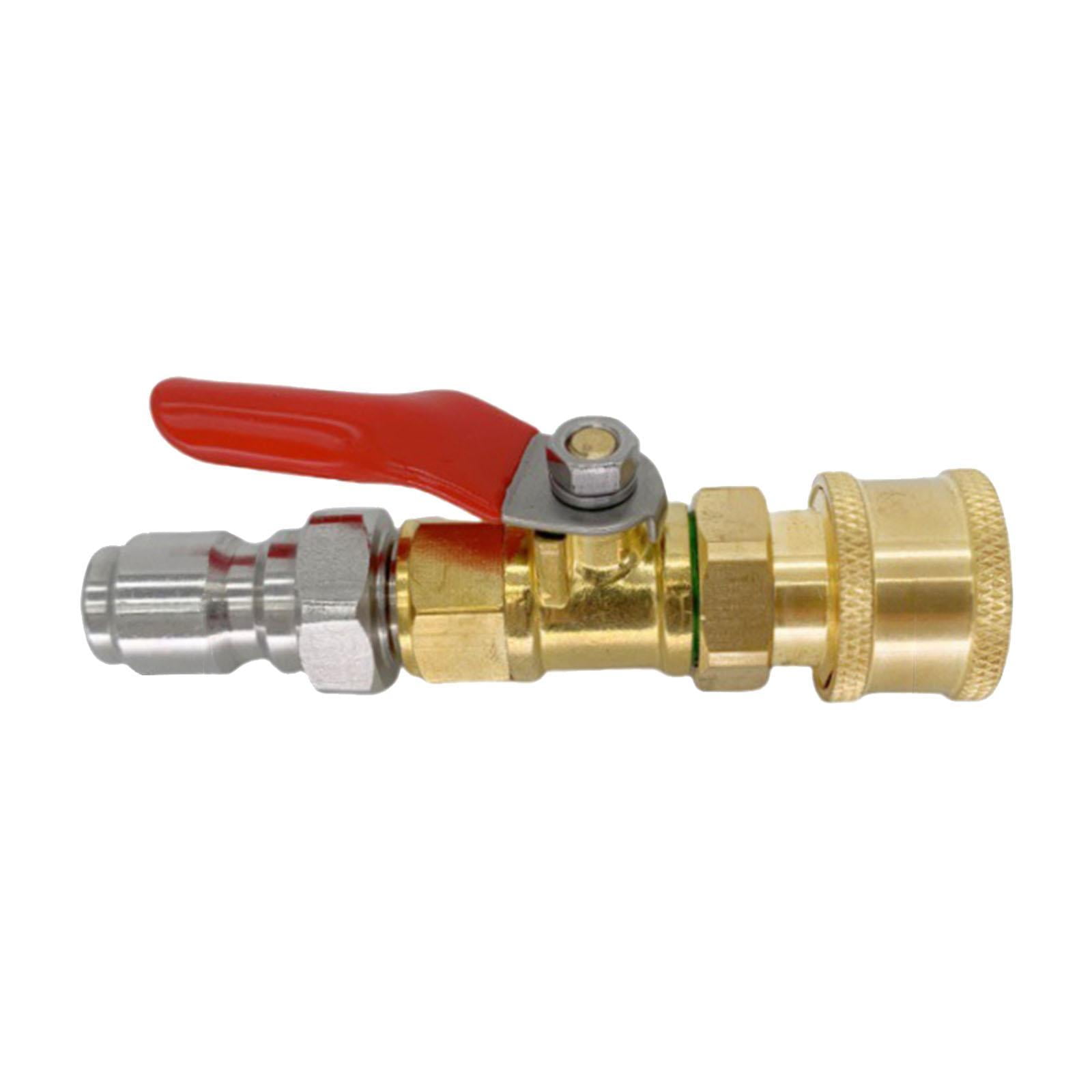 Magideal - Juego De Válvulas De Bola Para Limpiadoras De Alta Presión, Manguera Para Limpiadoras De Alta Presión, Accesorios Fáciles De Usar, Conexión Rápida Par Estilo B