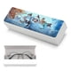 thumbnail image 5 of Serpiente Blanca Estuche Rígido para Gafas de Cuero PU Protector con Forro de Felpa Premium Suave para Hombres y Mujeres, 5 of 6