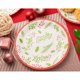 thumbnail image 3 of Platos de papel Juvale Holly Berries Christmas, 23 cm, 80 unidades, 3 of 4