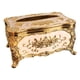 thumbnail image 1 of Caja De Pañuelos Decorativa Estilo Europeo Acrílico Rústico Para Bares De Hotel Oro Blanco, 1 of 3