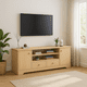 thumbnail image 4 of Rack de tv zeus 32" a 58" para sala de estar madera clara, 4 of 5