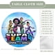 thumbnail image 2 of Supa Team-theme Fitted Round Tablecloths Elastic Edged Table Covers Waterproof Table Cloth for Kitchen Holiday Party Tables Decor 150cm, 2 of 6