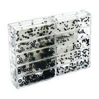 Magideal - Juego De Piezas De Corona De Reloj De 1000 Piezas, Arandela De Goma, Corona De Reloj, Juntas Tóricas, Juego De Juntas De Reloj Para Reparar Relojes,