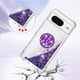 thumbnail image 3 of Funda Para Google Pixel 8 Con Brillo Líquido, Protección Completa Y Soporte De Anillo Giratorio, 3 of 4