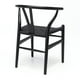 thumbnail image 5 of Pack 2 sillas de Madera Wishbone Asiento de cuerda LF9-01 - negro, 5 of 6