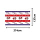 thumbnail image 3 of Mantel Huasos Fiestas Patrias Chile 137x274cm Cotillon, 3 of 3