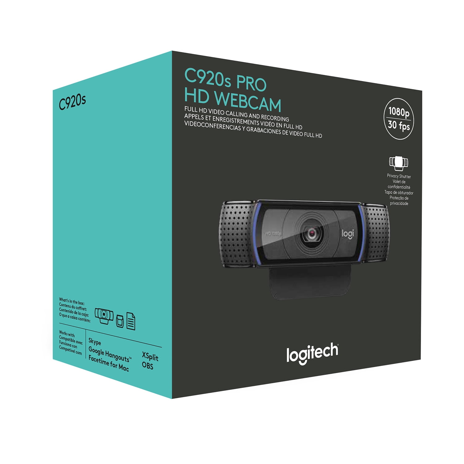 Logitech - Webcam Pro Hd C920s