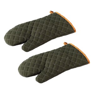 Bothyi - Manoplas Aislantes Para Horno De Algodón Suave Antideslizantes Para Microondas, Chimenea, Mujeres Y Hombres