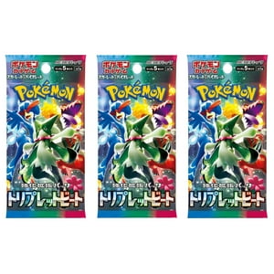 Juego De Cartas Pokémon Tcg Japanese Scarlet & Violet Sv1A Triple Beat Booster (3 Paquetes)