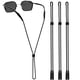 thumbnail image 1 of Correa para gafas MOLDERP pack de 3 - 34 cm antideslizante negro, 1 of 7