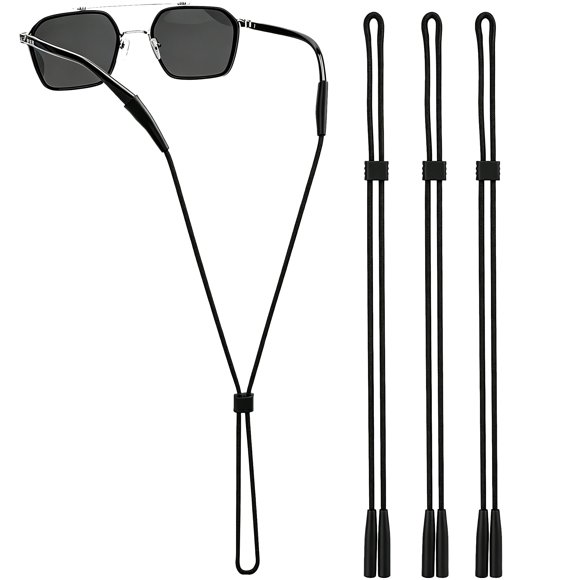 Correa para gafas MOLDERP pack de 3 - 34 cm antideslizante negro
