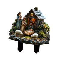 Bothyi - Estacas Decorativas Para Belén De Navidad Al Aire Libre, Decoración De Césped Y Paisaje