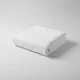 thumbnail image 3 of Cubre Colchón Impermeable T.f.i Para Colchones Hasta 30 Cm Liso Blanco 2 Plazas, 3 of 3
