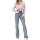 thumbnail image 2 of INSPIRE CHIC Chaqueta de Tweed para Mujer con Cuello Mao, Abierta al Frente, Talla XL Multicolor, 2 of 6