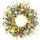 thumbnail image 1 of Corona de verano con flores silvestres Yawwind, 60 cm, con margaritas y lavanda, 1 of 9