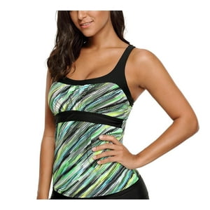Traje De Baño Top Tankini Sólo Parte De Arriba Gloriahoon -S