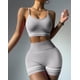 thumbnail image 1 of Conjunto Fitness Mujer Short Push Up Corte V y Peto top, 1 of 5