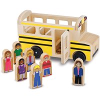 Autobús Escolar Melissa & Doug Juego De Madera 8 Piezas