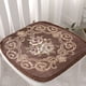 thumbnail image 1 of Xiao Hua Cojín para Silla de Comedor Estilo Farmhouse en Forma de U - Juego de 4 Piezas, Cojín Floral Vintage, Cierre Oculto, Cojín para Silla de Cocina y Oficina, 16.93 X 16.54 Inches, Brown-A04, 1 of 4