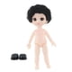 thumbnail image 1 of 16cm 1/12 Cuerpo De Mu?eca Articulado Con Bola DIY Play OB11 Mu?ecas Desnudas Juguete Pelo Negro, 1 of 5