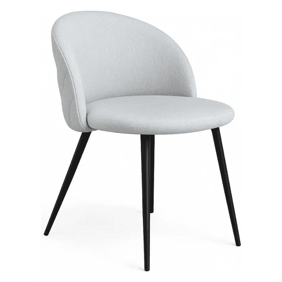 Silla Nordic Lino Black Gris