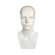 thumbnail image 2 of Cabeza De Maniquí Masculino Con Hombros, Bufandas, Modelo De Cabeza De Peluca, Soporte De Exhibición De Peluca Blanco, 2 of 5