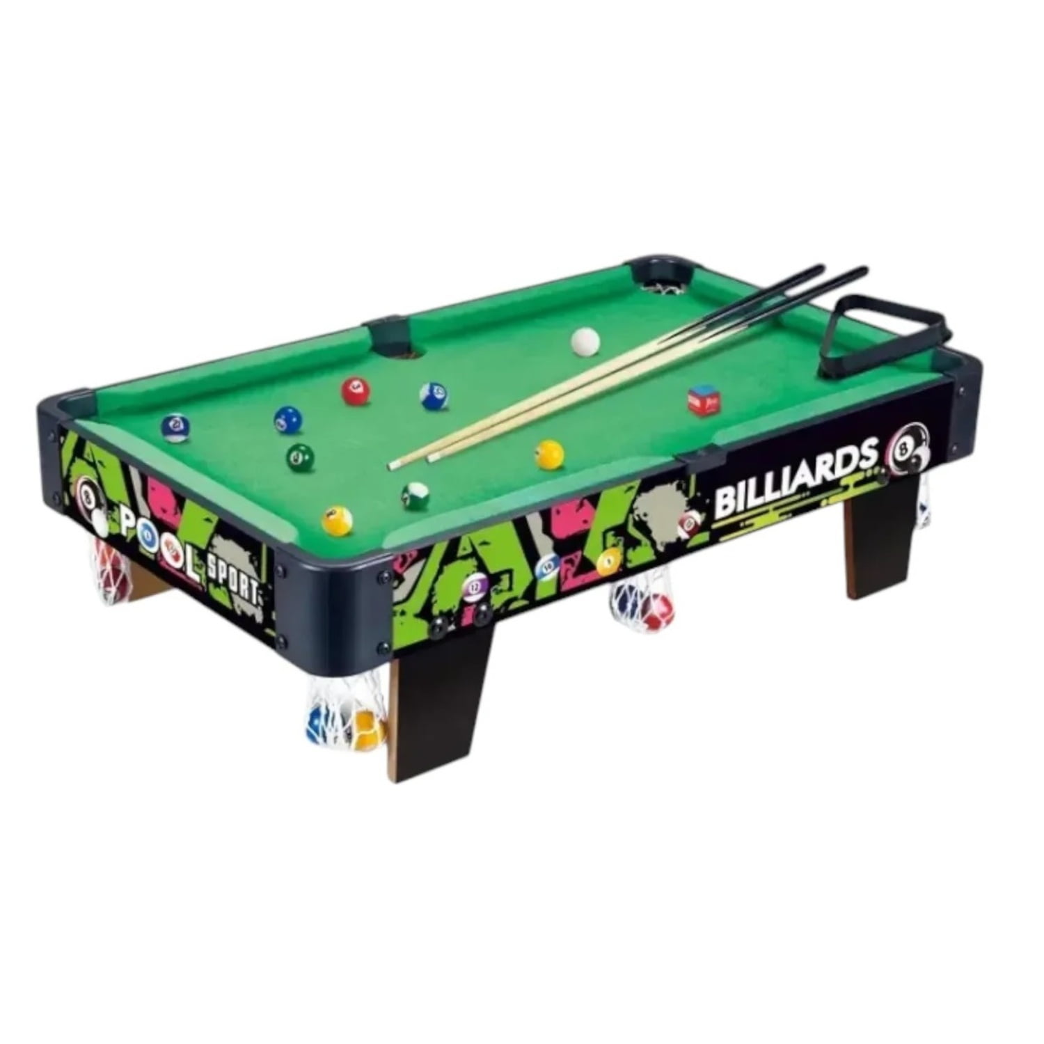 Genérico - Mesa De Billar En Madera Con Paño Juguete Para Niños