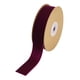 thumbnail image 5 of 5 yardas de 1 "ancho rollo de cinta de terciopelo para manualidades bricolaje broches para el cabello amaranto, 5 of 5