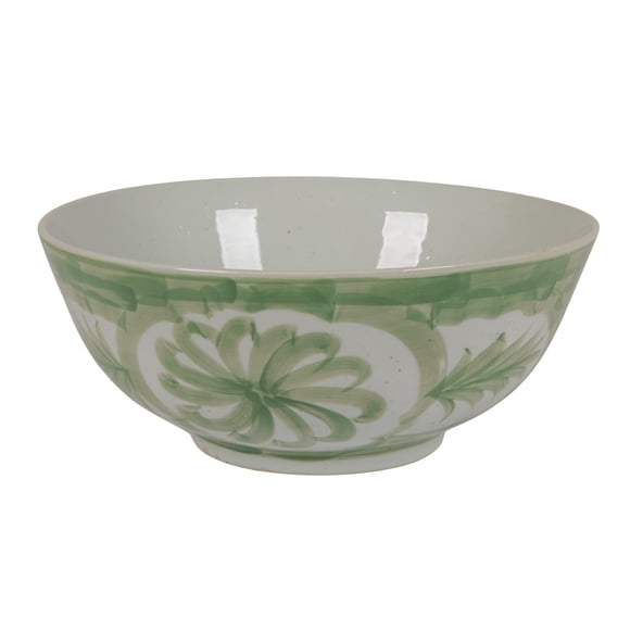 Vajilla Creative Co-Op Cuenco de Gres Verde 36 × 15 cm