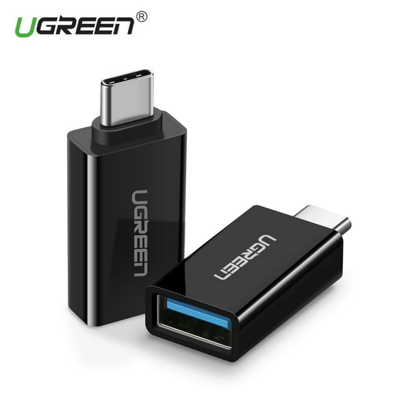 Adaptador M/h Otg Usb-c 3.1 /usb-a 3.0 Plastico Negro Us173