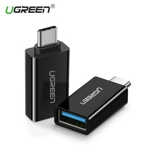 Ugreen - Adaptador M/H Otg Usb-C 3.1 /Usb-A 3.0 Plastico Negro Us173