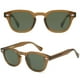 thumbnail image 2 of Gafas de sol SOJOS Retro Round SJ2251 UV400 Verde oliva/Verde oscuro, 2 of 3