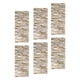 thumbnail image 4 of 6 Uds 3D Piedra Ladrillo Autoadhesivo Papel De Pared Pegatina DIY Arte Decoración Del Hogar, 4 of 5