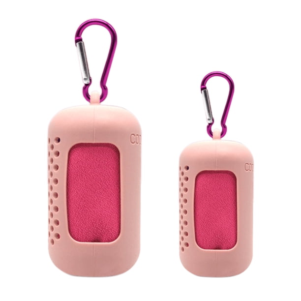 Juego de 2 toallas refrescantes de microfibra, de secado rápido, para playa, gimnasio, yoga y deportes al aire libre.